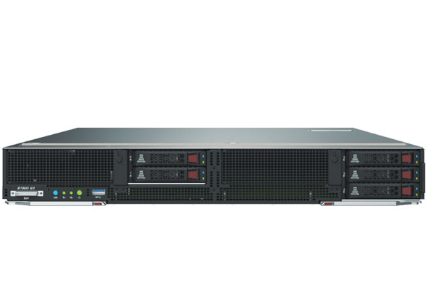 北京新华三/H3C UniServer B7800 G3四路计算模块刀片式服务器定制报价(2颗*英特尔至强 金牌6234 3.3GHz 十六核心|128GB 内存|4块*900GB 15K SAS硬盘|板载阵列卡|三年保修)