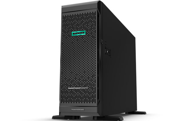 北京新华三H3C/HPE ProLiant ML350 Gen10 双路塔式服务器定制报价(英特尔至强 银牌4216 2.1GHz 十六核心|64GB 内存|6块*600GB 15K SAS硬盘|P408i-a阵列卡|8SFF 小盘位|三年保修)