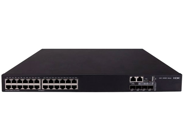 北京新华三/H3C LS-S5560X-30C-PWR-EI 24口千兆4口万兆光三层核心交换机+华三(H3C)SFP-XG-SX-MM850-A交换机光模块 原装万兆300M多模双纤模块LC接口 850nm光口光纤模块商用