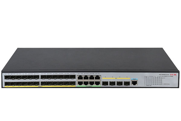 北京新华三/H3C LS-S5500V3-36F-SI 24千兆光8千兆电4万兆光口三层交换机 S5500V3-36F-SI