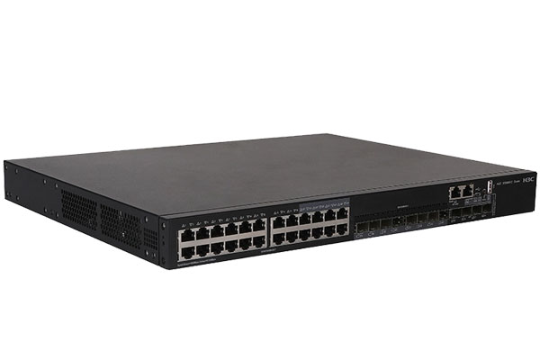 北京新华三H3C企业网络 S5500V2-28C-EI 24口千兆电8光口上行万兆核心网管交换机(自带单电源双风扇)