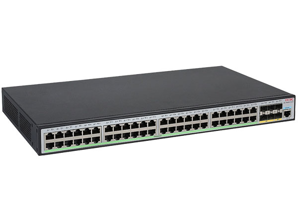 北京新华三(H3C)S5500V3-54PS-SI 48口千兆电+2万兆光纤口+4千兆光口三层网管企业级网络交换机