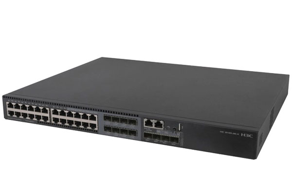 北京新华三（H3C）S5130S-28S-HI企业级交换机28端口（24个千兆电+4个万兆光）（内置侧风扇 电源需单独配置）