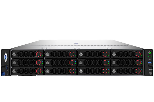新华三(H3C)【R4900 G6】双路至强四代五代 2U机架式服务器 数据库虚拟化 DeepSeek部署 企业定制(英特尔至强 银牌4410Y 2.0GHz 十二核心|16GB 内存|960GB 固态硬盘+2块*600GB SAS 硬盘|P460-B4-4GB 阵列卡|单电源|三年保修)