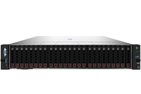 新华三H3C UniServer R3950 G6 第四代AMD机架式服务器DeepSeek部署AI大模型推理 支持GPU内存固态容量升级(AMD EPYC 9254 2.9GHz 二十四核心|64GB 内存|2块*600GB SAS 硬盘|RAID-LSI-9560-LP-8i-4GB 阵列卡|双电源|三年保修)